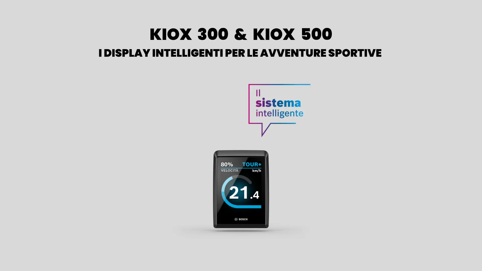 Kiox 300 & Kiox 500, Shop e-Bike
